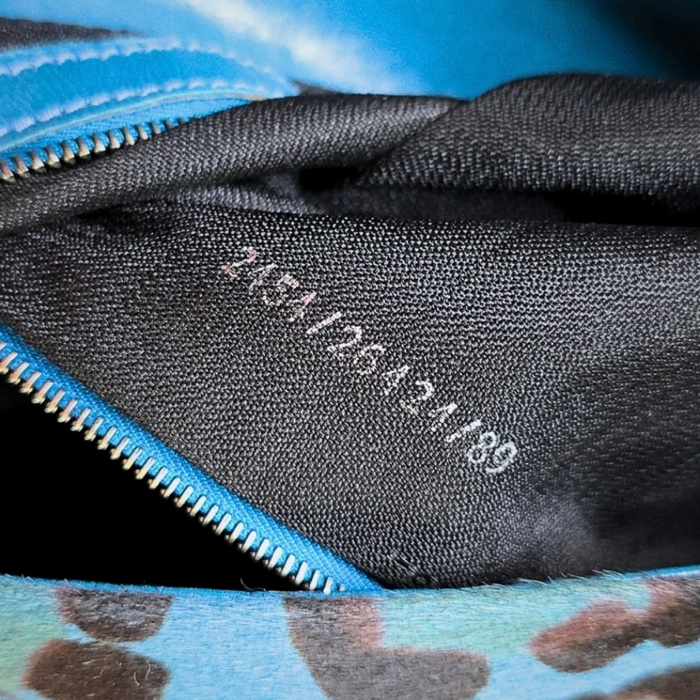 *SOLD**Fendi Baguette Pony Hair Leopard Print with Crystal Detail - Picture 13 of 15